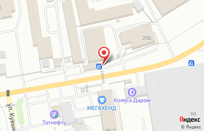 Магазин автозапчастей Колесо на Северной улице на карте