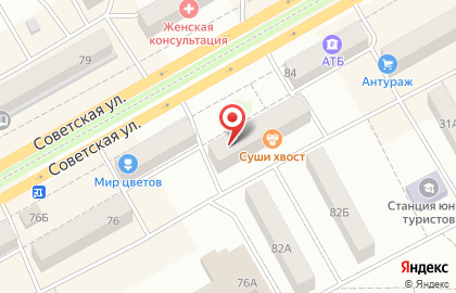 Магазин для кондитеров Vanille на Советской улице на карте