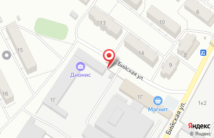 Автостоянка в Пензе на карте