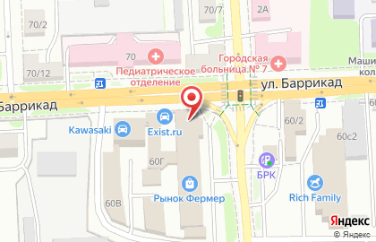 ООО Техпромснаб на улице Баррикад на карте