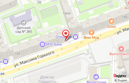 Территория красоты на улице Максима Горького на карте