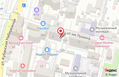 КБ ИНТЕРКОММЕРЦ на улице им. Пушкина на карте