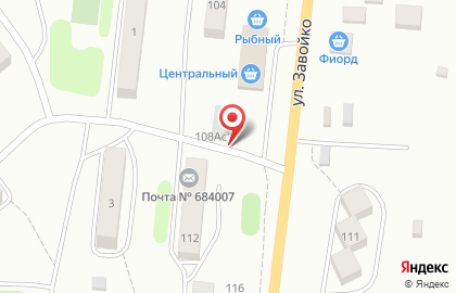 Бар Фонарь в Петропавловске-Камчатском на карте
