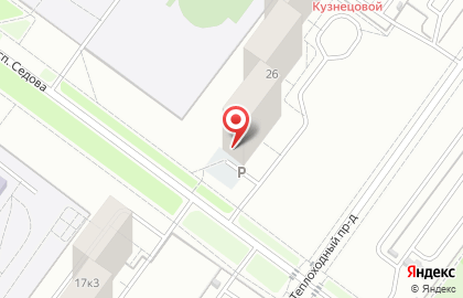Продуктовый магазин Клен в Железнодорожном районе на карте