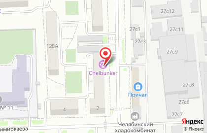 Квест-аттракцион Chelbunker на улице 3-го Интернационала на карте