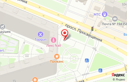 Север Метрополь на карте