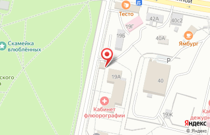 Похоронное бюро Печальный салон в Комсомольском районе на карте