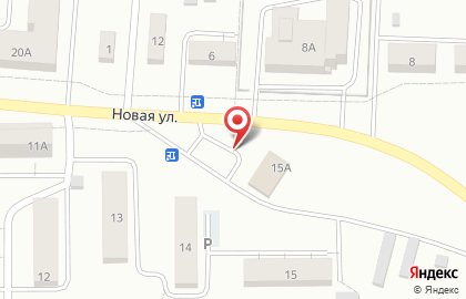 Продуктовый магазин Флагманъ на Новой улице, 15а в Берёзовском на карте