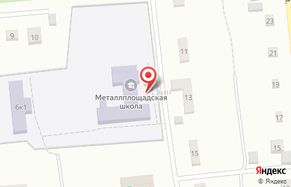 Металлплощадская средняя общеобразовательная школа на карте