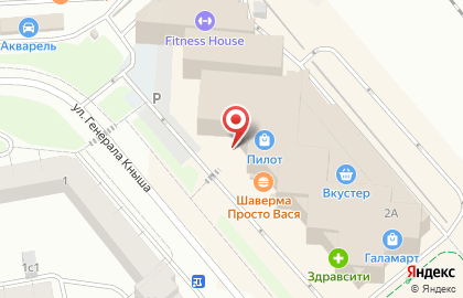 Салон продаж МТС на улице Генерала Кныша на карте