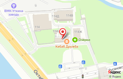 Магазин товаров для животных Зоолапа на Октябрьской набережной на карте