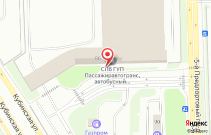 Автобусный парк №7 на карте