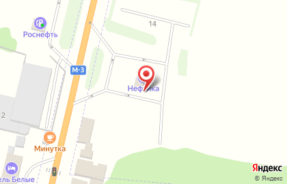 Платная грузовая автостоянка в Фокинском районе на карте