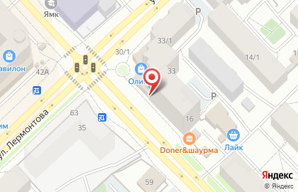 Служба доставки готовых блюд Papa Pizza на карте
