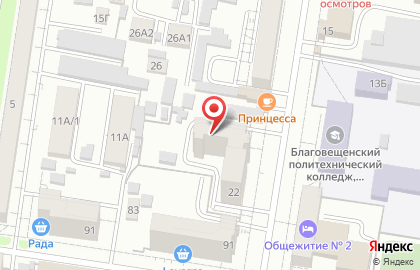 Проектно-строительное объединение Благовещенскпроект на карте