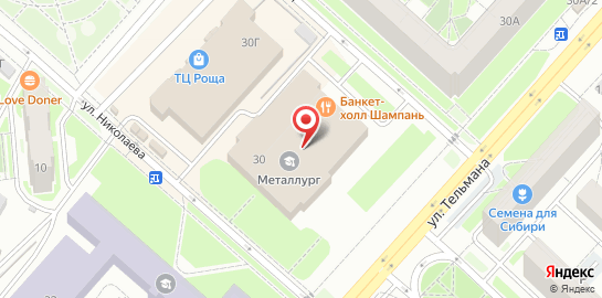 Банкет-холл Шампань на карте