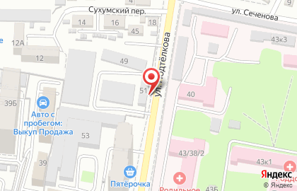 Оптовая фирма Мегаполис на улице Подтелкова на карте