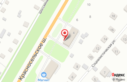 Константа в Красносельском районе на карте
