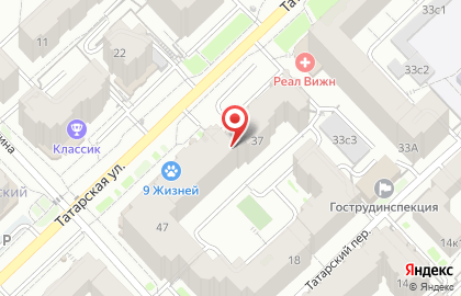 Точки распространения журнала SHOP & GO на Татарской улице на карте