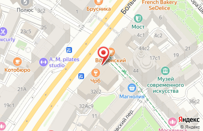 Росбанк на Садовой-Кудринской улице на карте