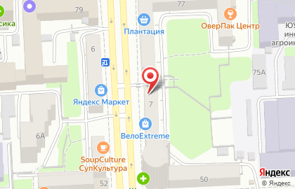 Спортивная школа по единоборствам каратэ г. Челябинска на улице Энтузиастов на карте