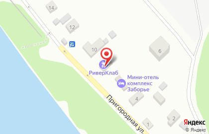 Гостиница Конаково Ривер Клаб на Пригородной улице на карте