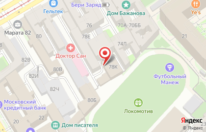 Подростково-молодежный клуб Петровский на карте