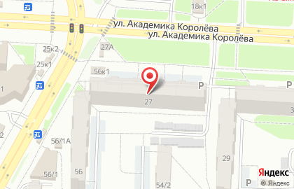 ZeoN на улице Академика Королёва на карте