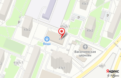 Киоск фастфудной продукции на улице Островитянова на карте