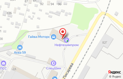 Нефтехимпром в Перми на карте