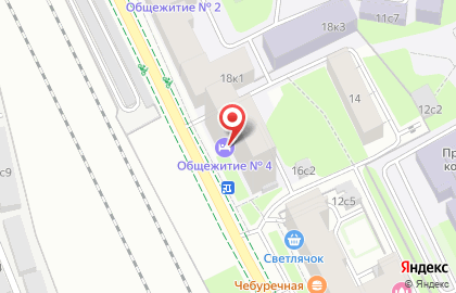 Общежитие, Московский государственный университет пищевых производств на карте