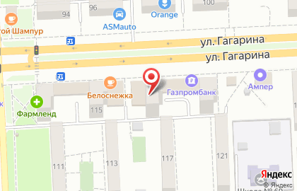 Прямоугольные памятники на улице Гагарина на карте