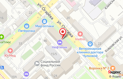 Частное охранное предприятие ГРАНИТ-Волга на карте