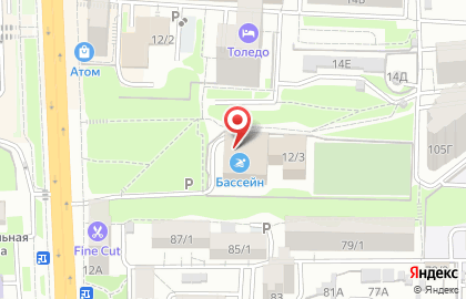 Бассейны на проспекте Михаила Нагибина на карте