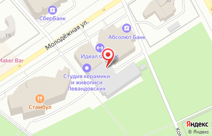 Детский оздоровительный центр Аквапузики на Молодёжной улице на карте