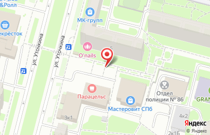 Адвокатский кабинет на улице Уточкина на карте