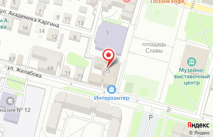 Супермаркет в Твери на карте
