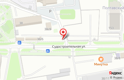 Автостоянка в Красноярске на карте