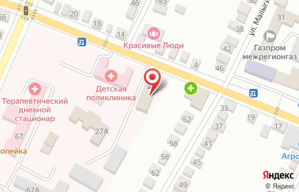 Центр гигиены и эпидемиологии в Ставропольском Крае в Ипатовском районе, Петровское подразделение на карте
