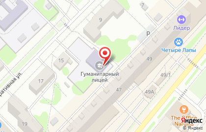 Гуманитарный Лицей на карте