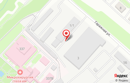 ООО Ампир на Гаражной улице на карте