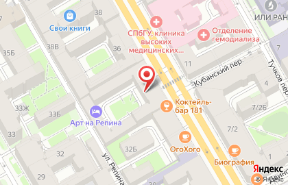 Студия художественной татуировки LOOK AT Tattoo на карте