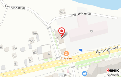 Автомойка Океан на Судостроительной улице на карте