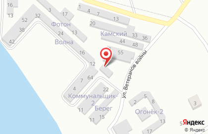 Шиномонтажная мастерская на улице Лермонтова на карте