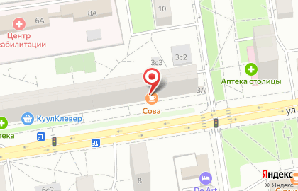 Супермаркет здорового питания ВкусВилл на улице Юных Ленинцев на карте