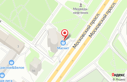 Супермаркет Магнит у дома в Красноперекопском районе на карте
