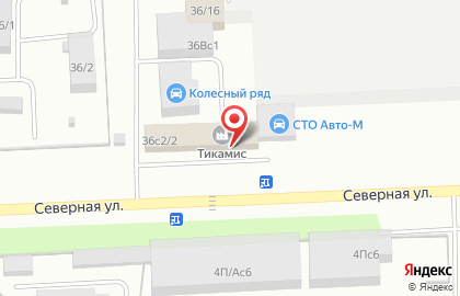 Сервис-маркет Тикамис на Индустриальной улице на карте