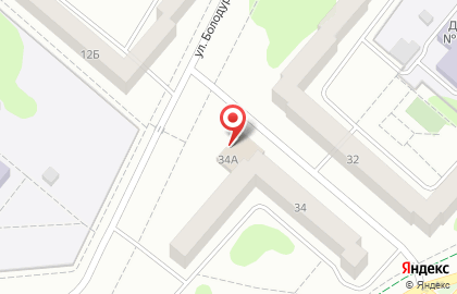Торговый дом Челны-Хлеб на Вокзальной улице в Нижнекамске на карте