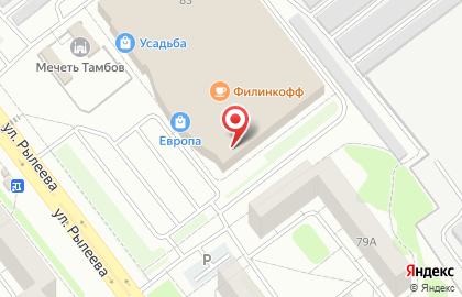 Салон дверей Бульдорс на улице Рылеева на карте