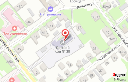 Детский сад №38 в Твери на карте